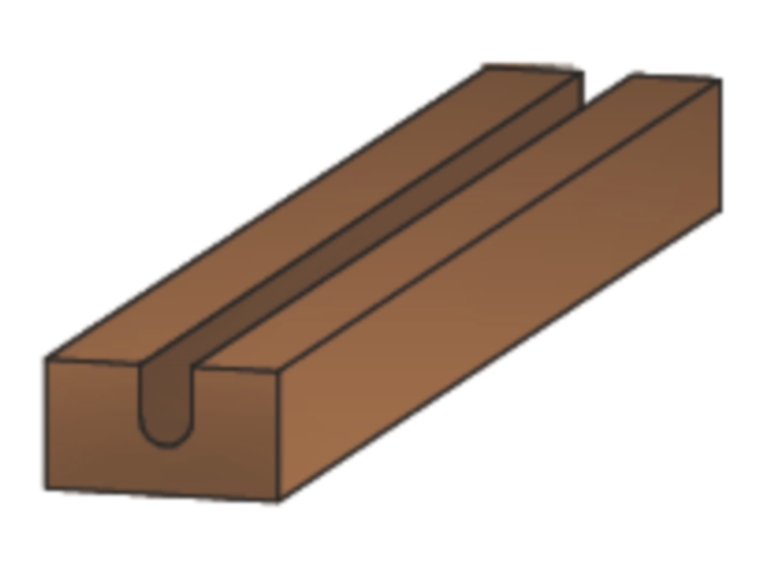 纵向凹槽Longitudinal grooving